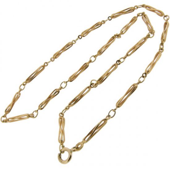 Vintage 9ct Watch chain - Click Image to Close