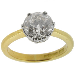 Edwardian Engagement Ring - Click Image to Close