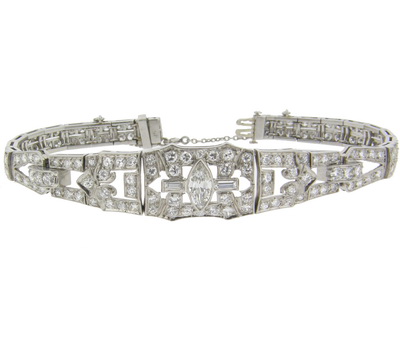 Diamond Art Deco bracelet diamond - Click Image to Close