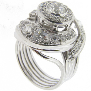 Art Deco Diamond ring - Click Image to Close