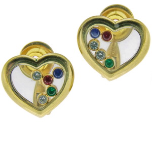 Chopard Diamond Heart Earrings - Click Image to Close