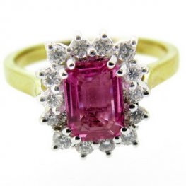 A Beautiful Pink Sapphire Engagement Ring