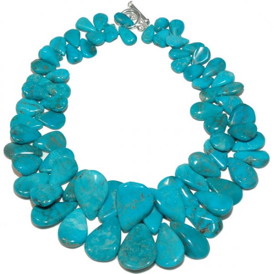 A Turquoise Necklace - Click Image to Close