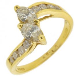 Marquise Diamond 2st Ring