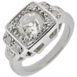 Art Deco style Diamond Ring 1.29cts