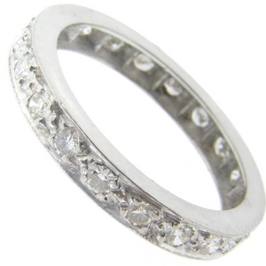 Diamond Full Eternity Ring. Brilliant Cut Diamonds - Click Image to Close