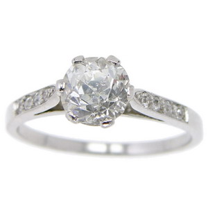 Edwardian diamond ring - Click Image to Close