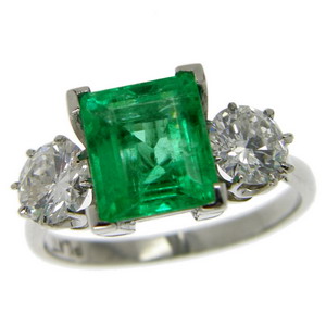 Vintage Emerald Ring - Click Image to Close