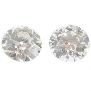 Loose Old Brilliant Cut Diamonds 2.23cts (1.10cts & 1.13cts) - Click Image to Close