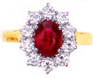 Ruby Engagement Ring - Click Image to Close
